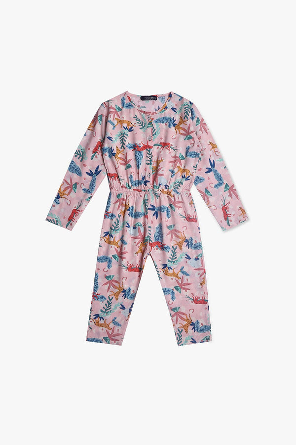 Hope Not Out by Shahid Afridi Girls Jumpsuit All Over Printed Jump Suit