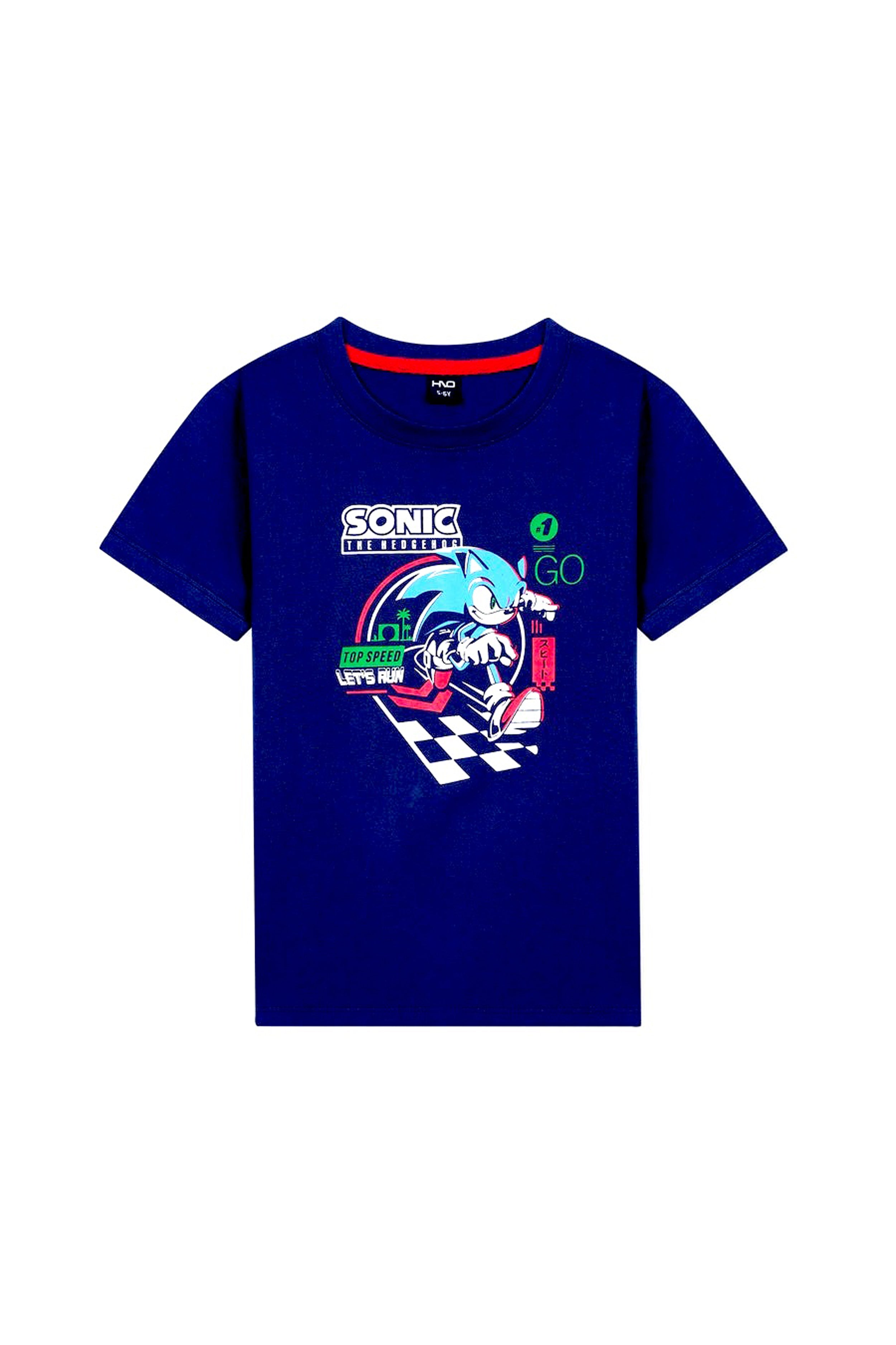 NAVY GRAPHIC T-SHIRT