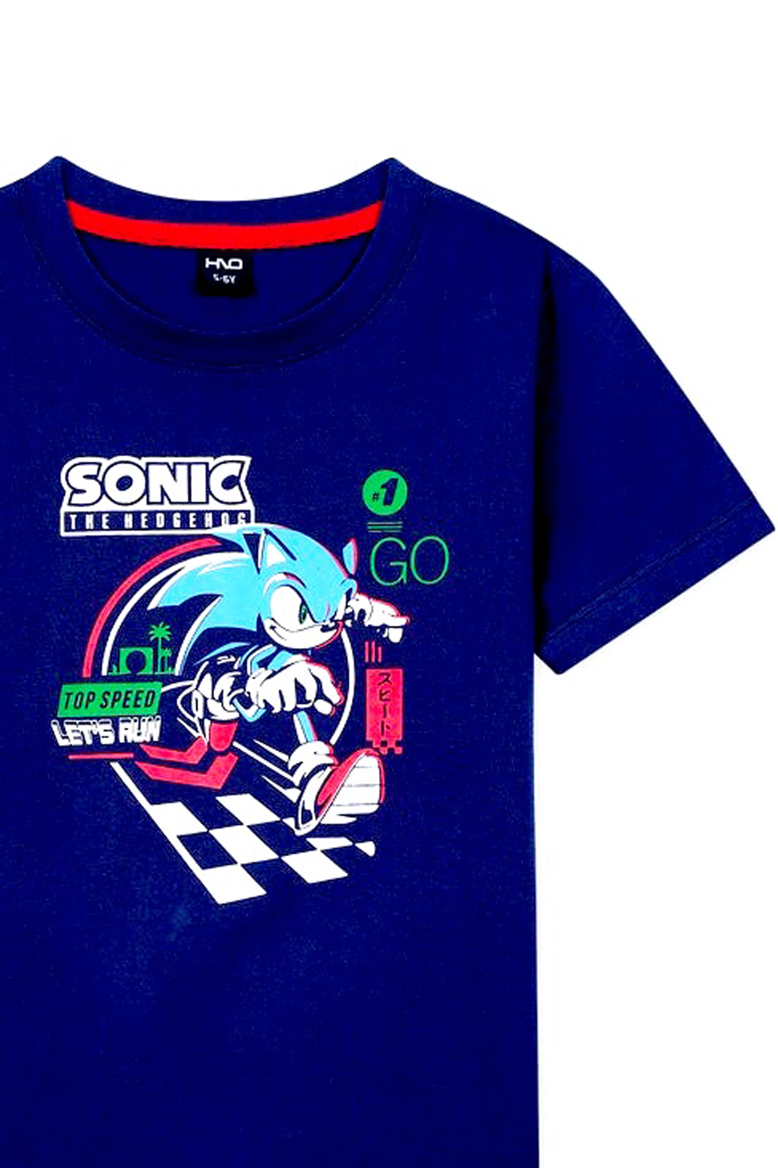 NAVY GRAPHIC T-SHIRT