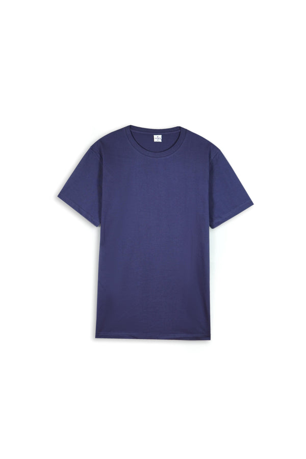 NAVY BLUE COTTON T-SHIRT