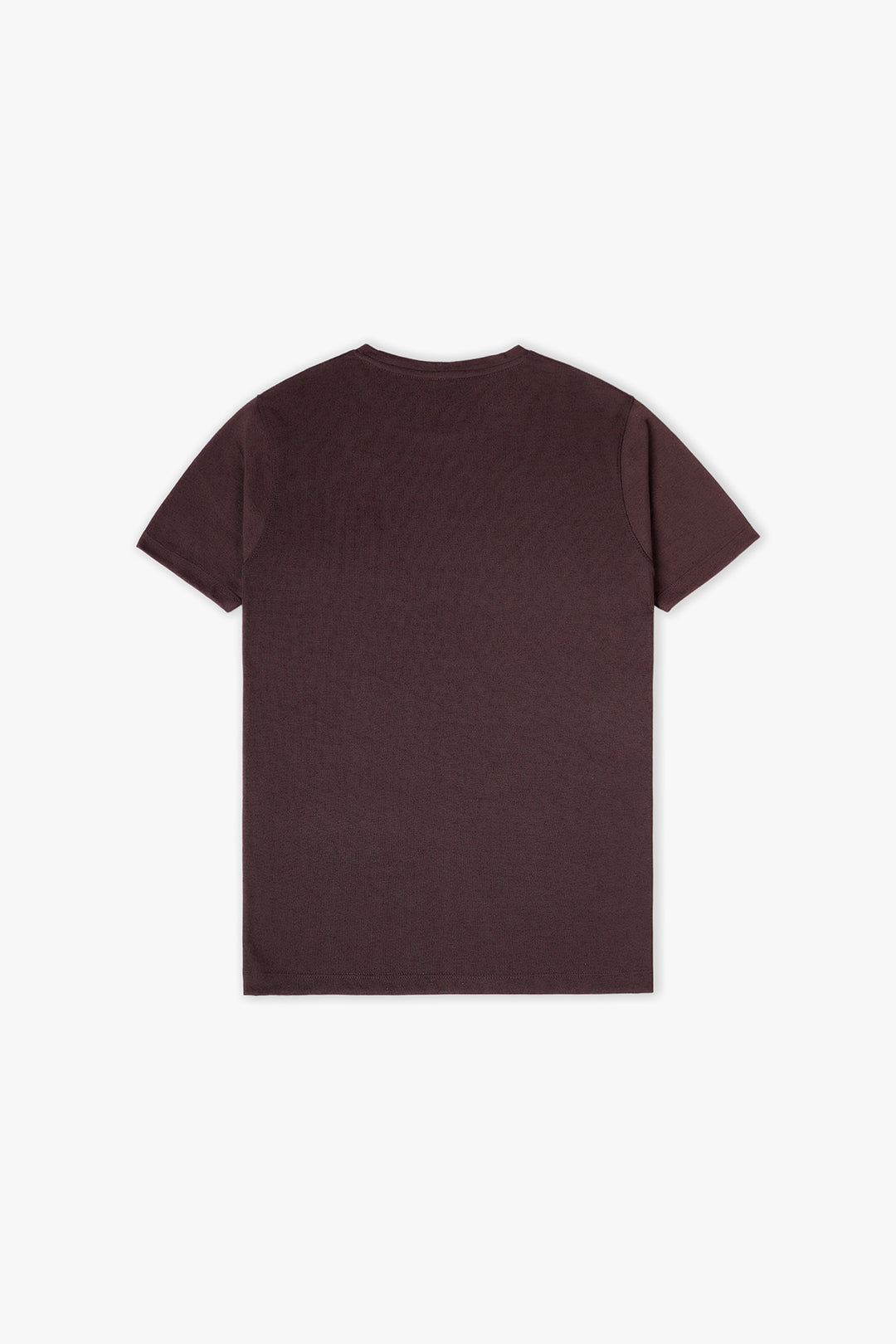 Men's Dark Brown Basic T-Shirt