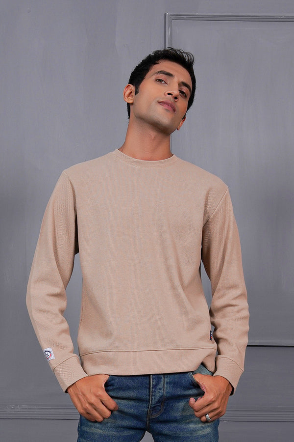Regular Fit Thermal Sweatshirt for Men