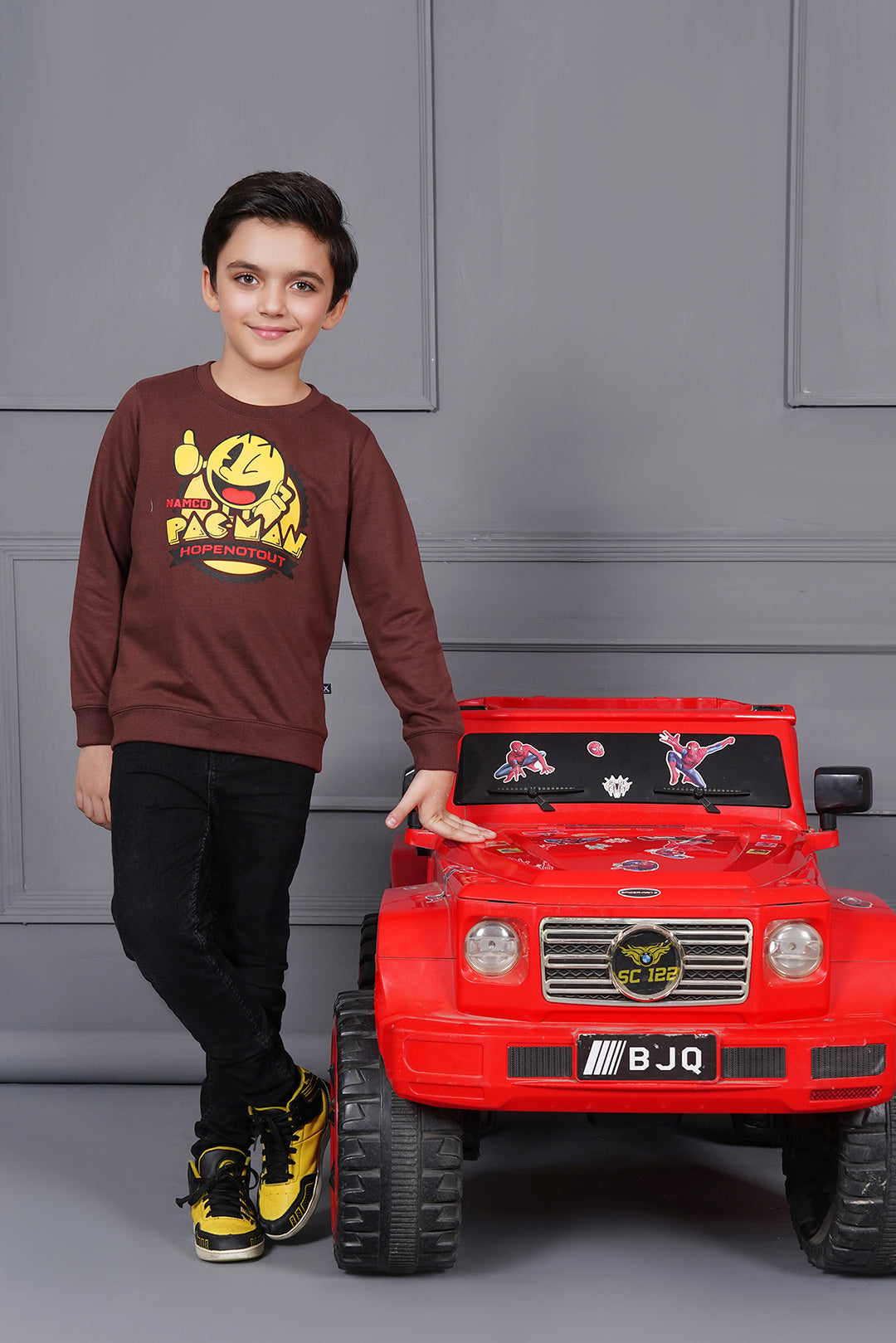 Boys Pacman Sweat Shirt
