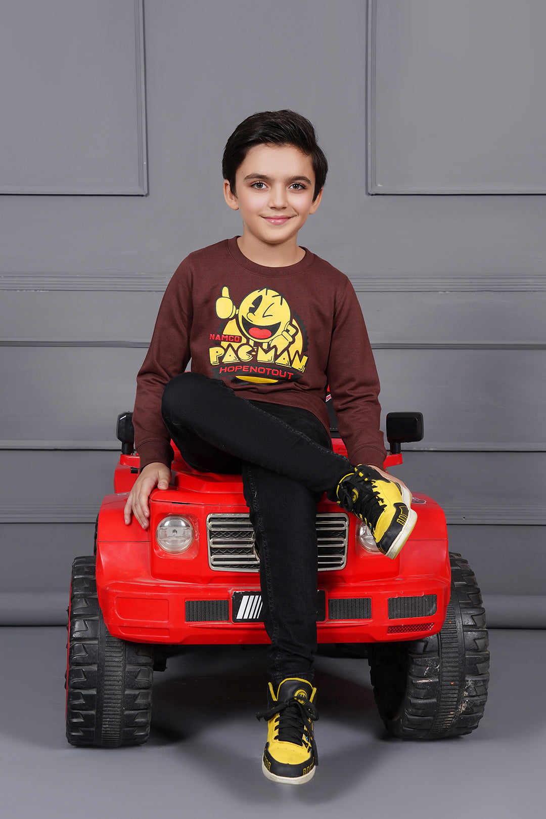 Boys Pacman Sweat Shirt