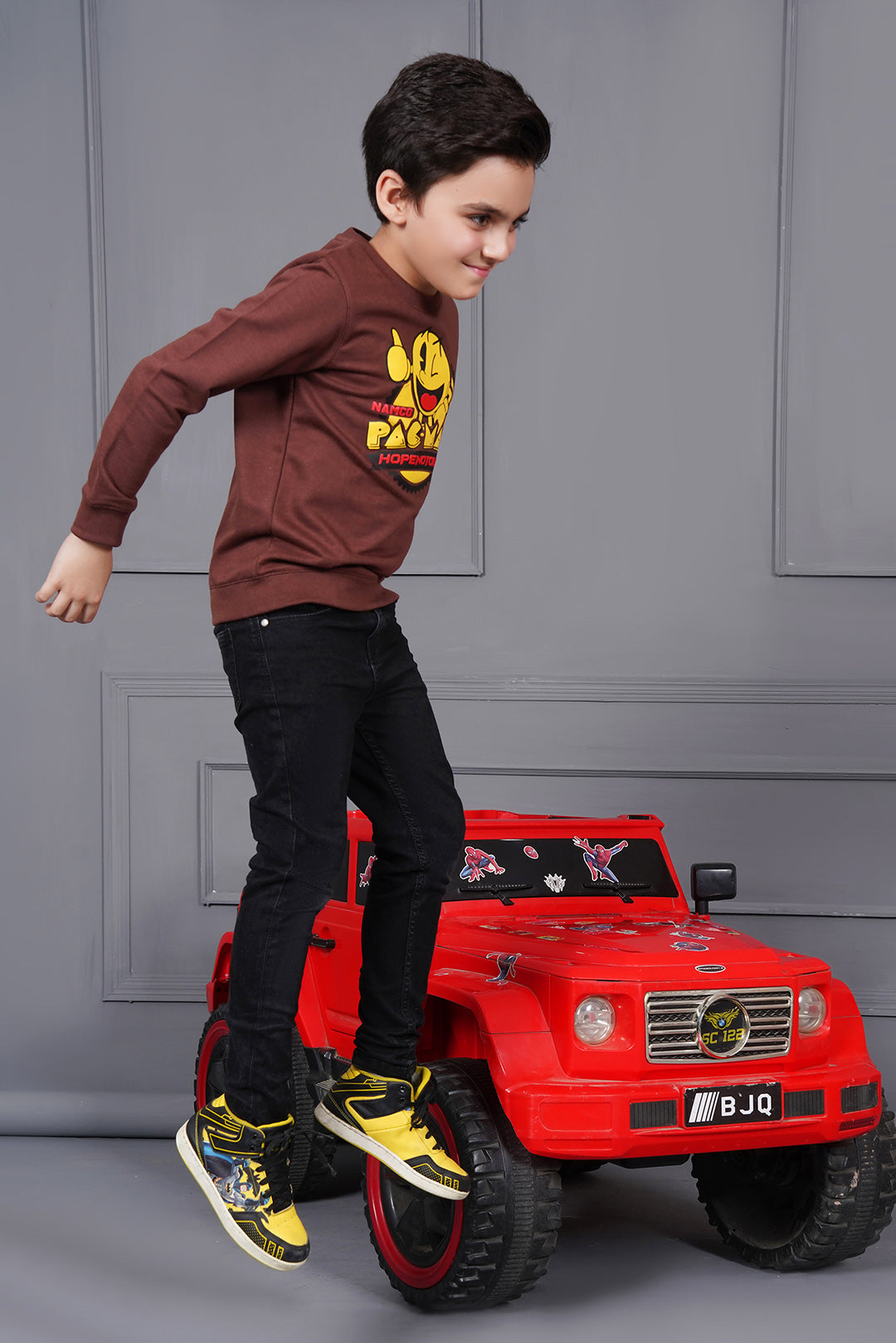 Boys Pacman Sweat Shirt