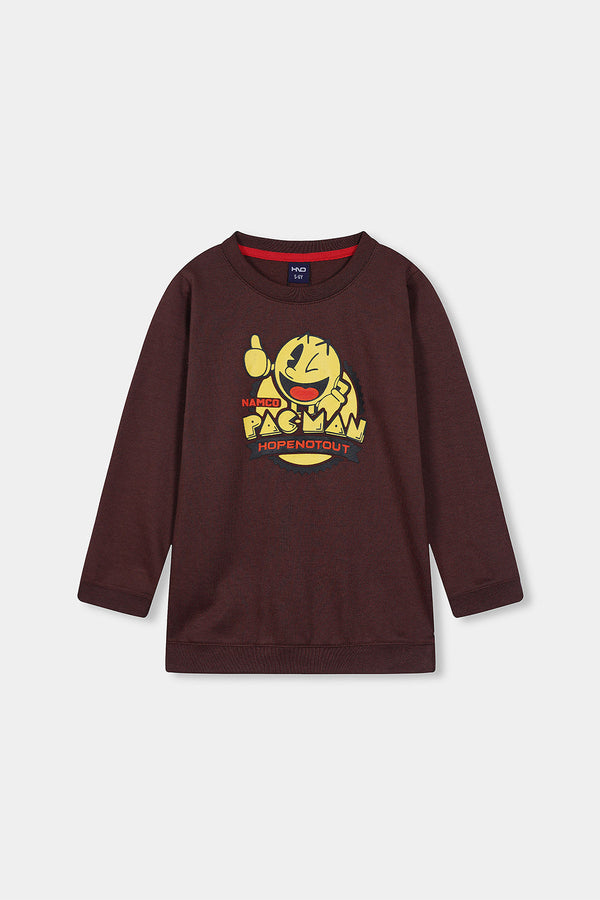 Dark Brown Graphic Sweatshirt