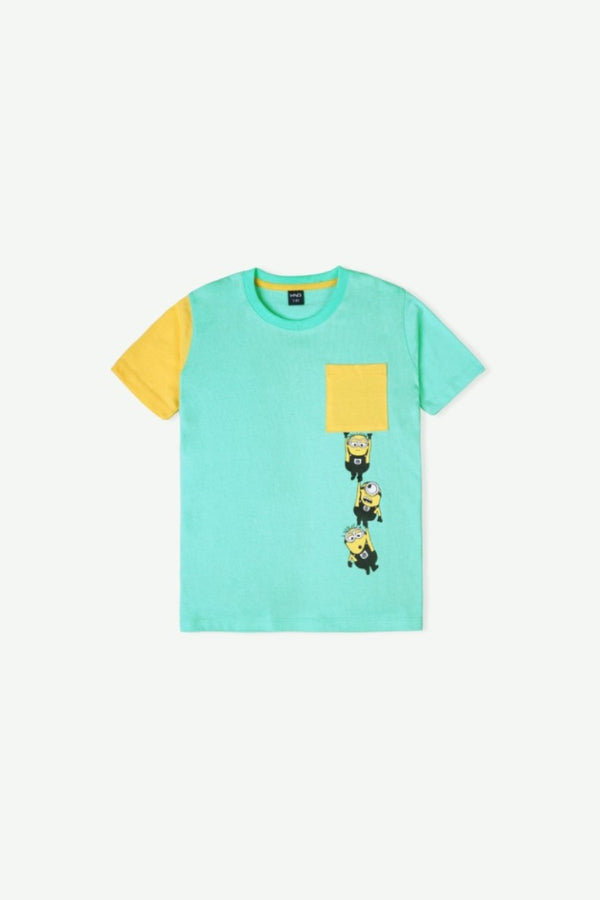 Hanging Minions Tee For Boys