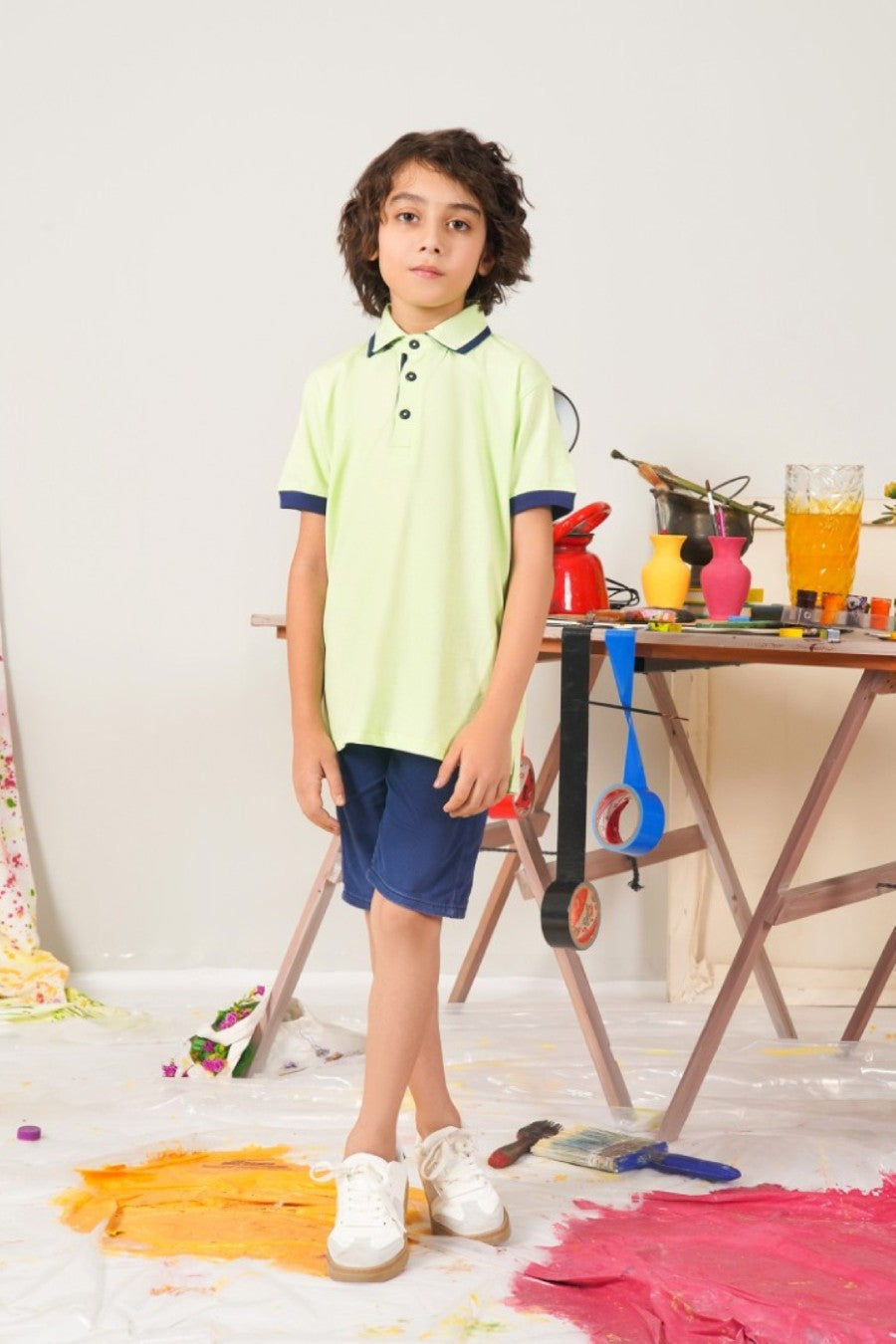Three Button Boys Polo