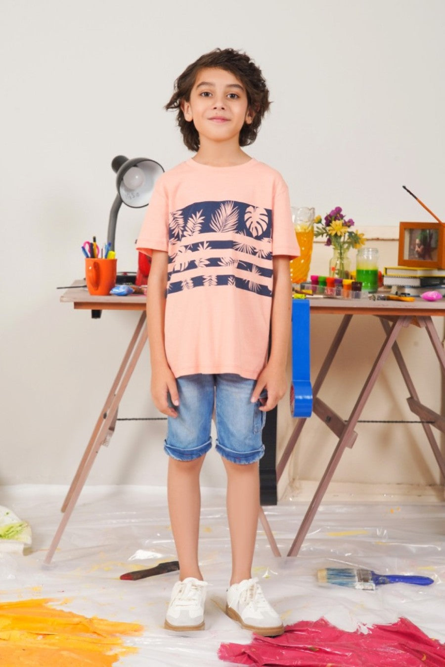 HAWAIIAN PALM T-SHIRT