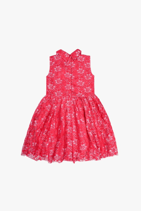 Festive Bow Collar Frock