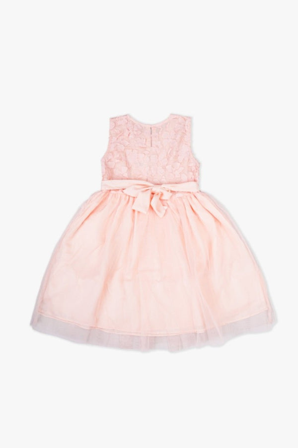 Peach Carnival Frock For Girls