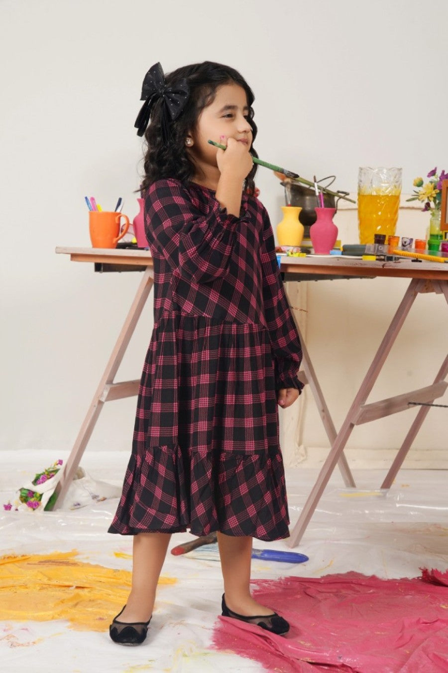 CHECKERED DRESS
