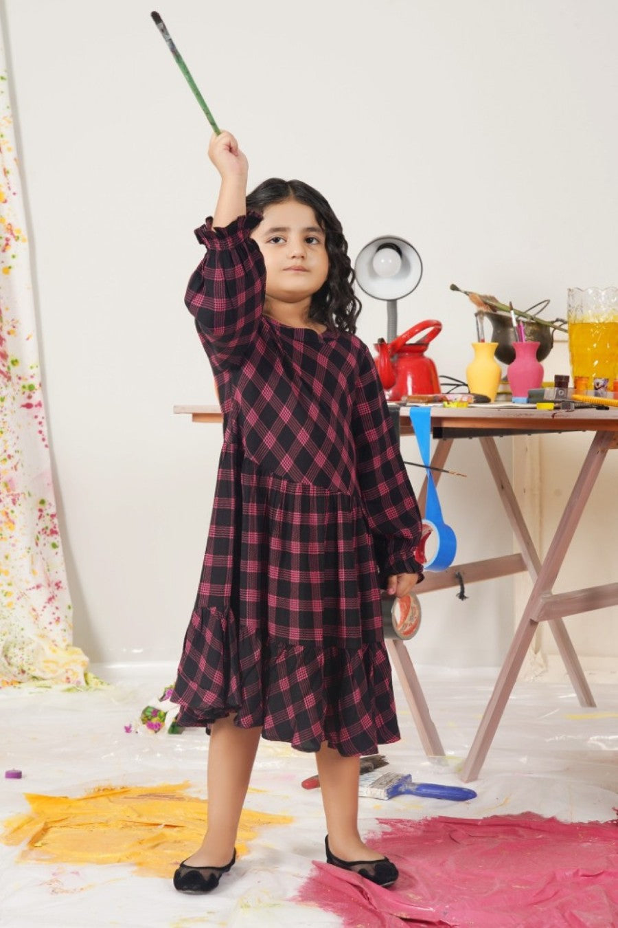 CHECKERED DRESS
