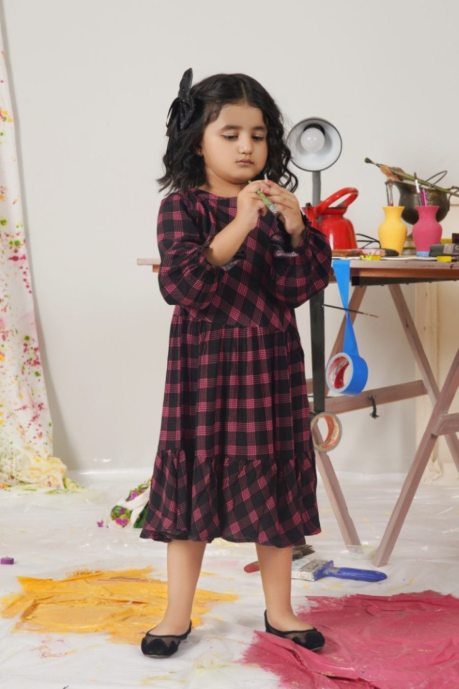 CHECKERED DRESS