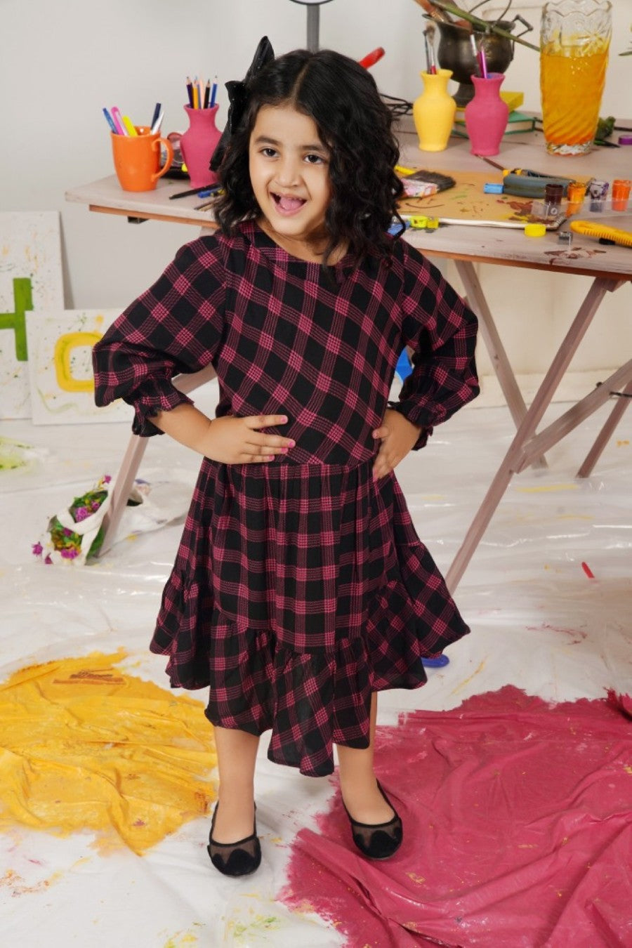 CHECKERED DRESS