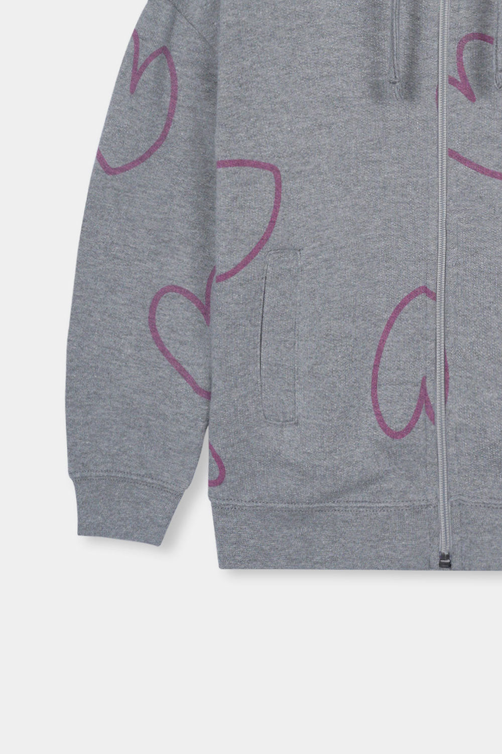 Heart Zipper Hoodie