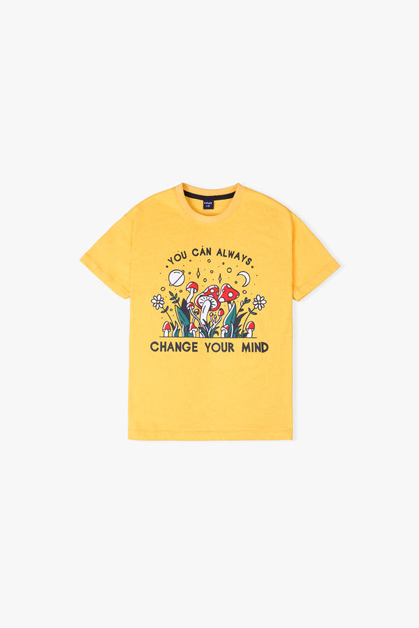 Girl's Change Your Mind Graphic T-Shirt