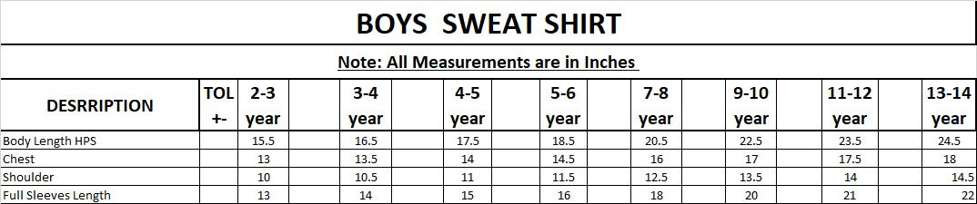 Boys Authentic Sweat Shirt