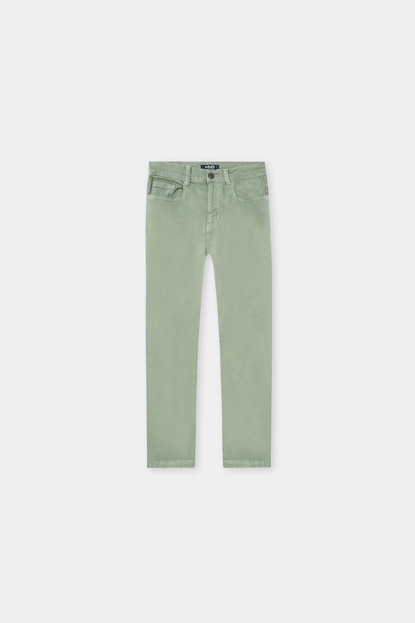 Boys Chino Pants - Olive
