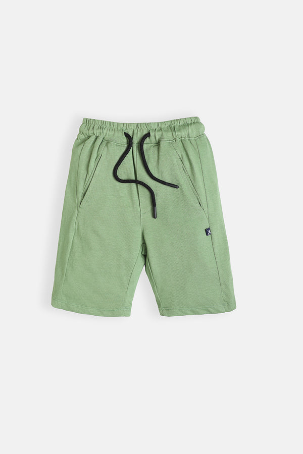 Basic Green Boys Shorts
