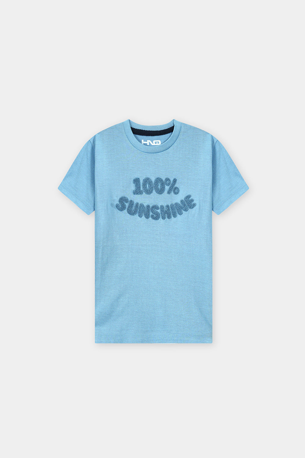EMBROIDERED BLUE T-SHIRT