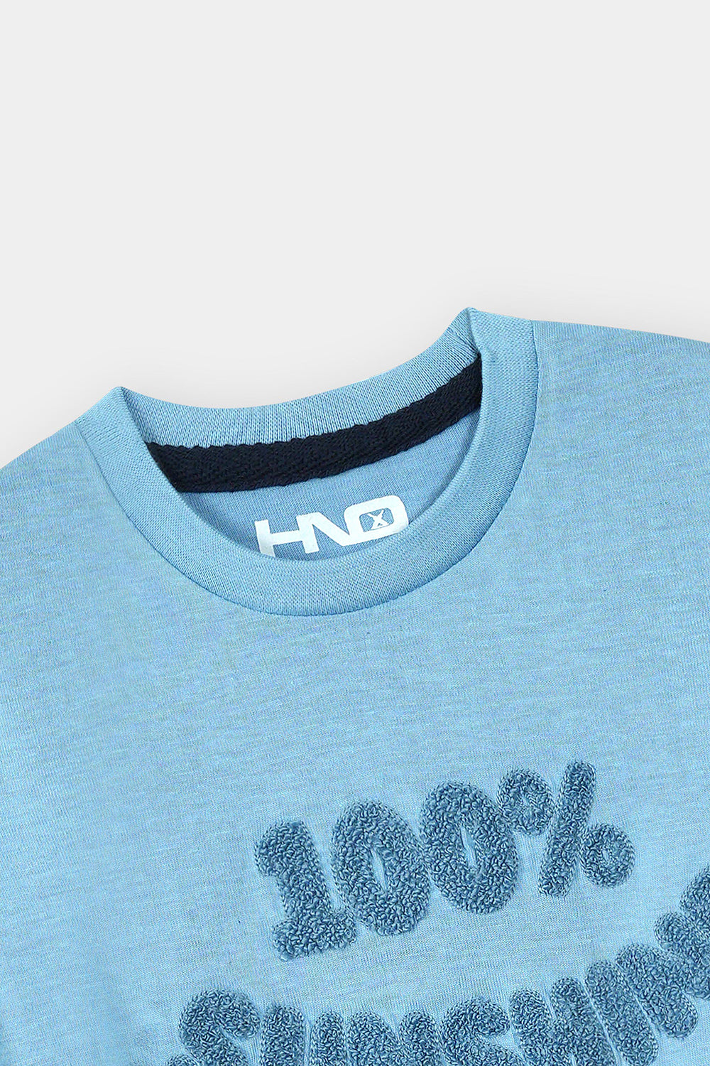 EMBROIDERED BLUE T-SHIRT