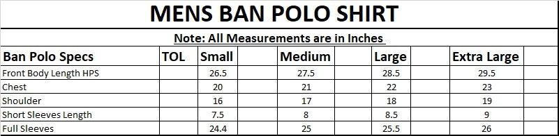 Premium High Fashion Ban Polo