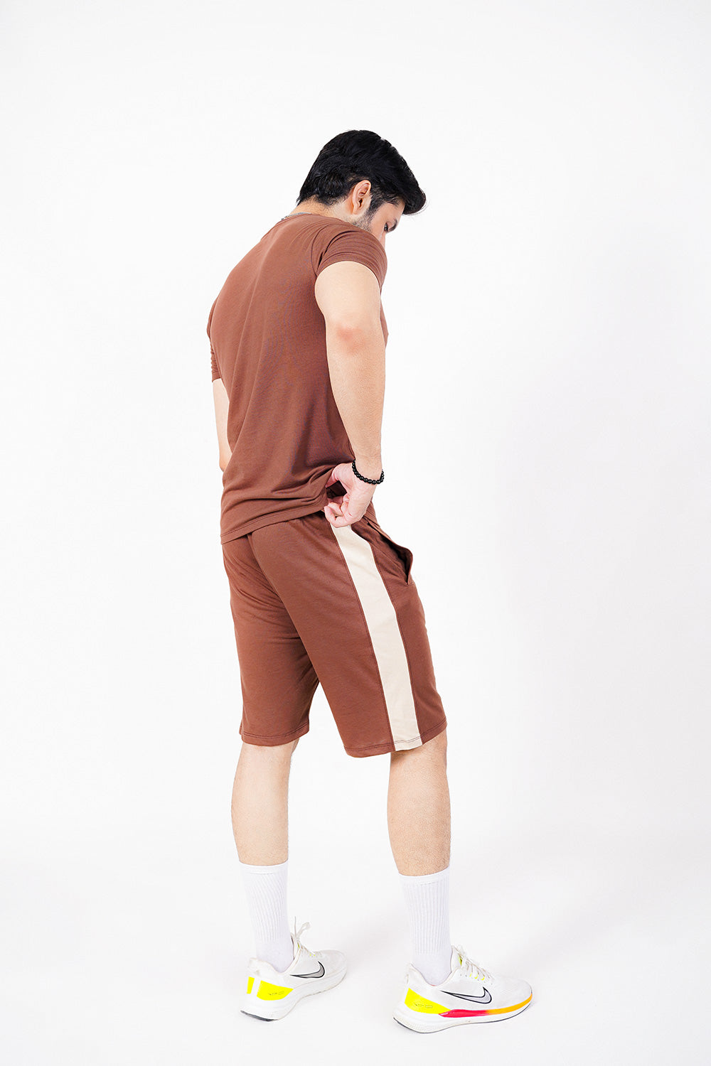 Panelled Pant Style Shorts