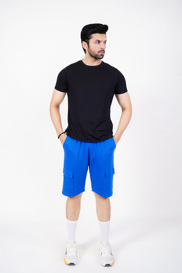 Blue Man Cargo Shorts