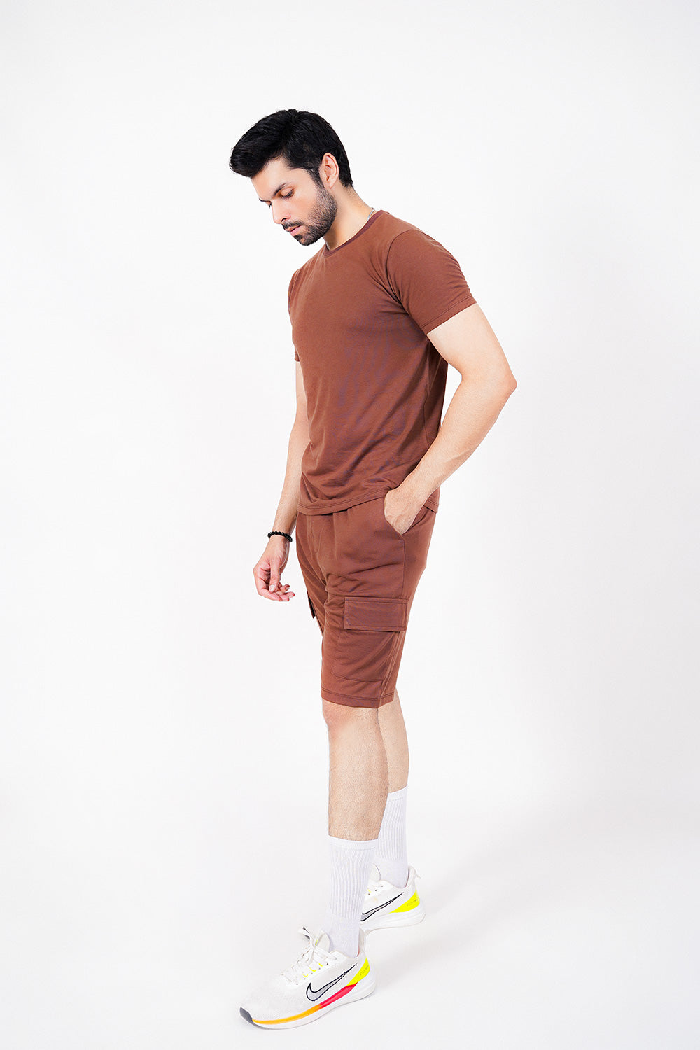 Brown Man Cargo Shorts