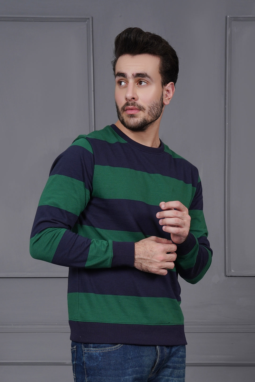 Men's Striper Sweatshirt