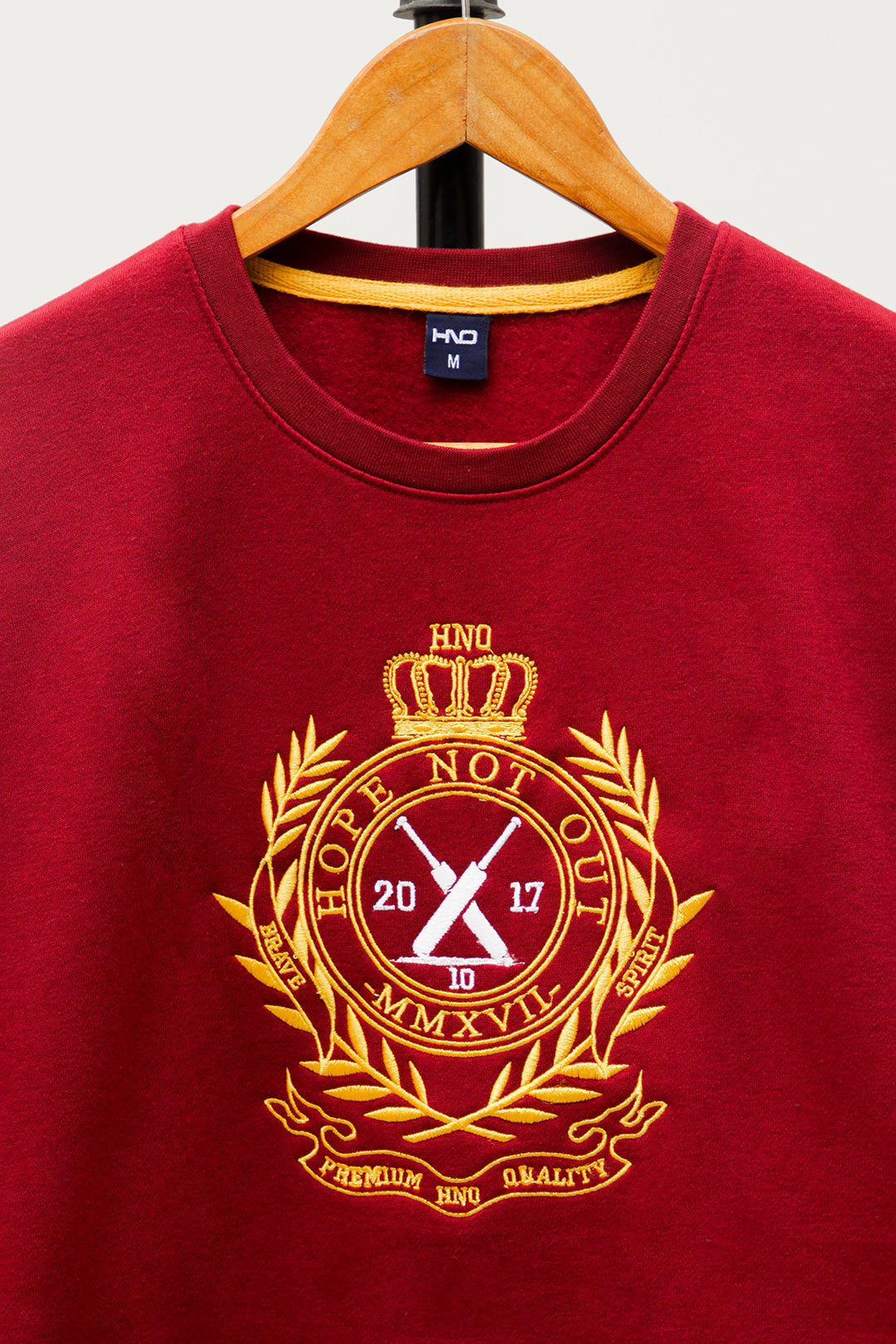 Men's Embroidered Emblem Sweat Shirt