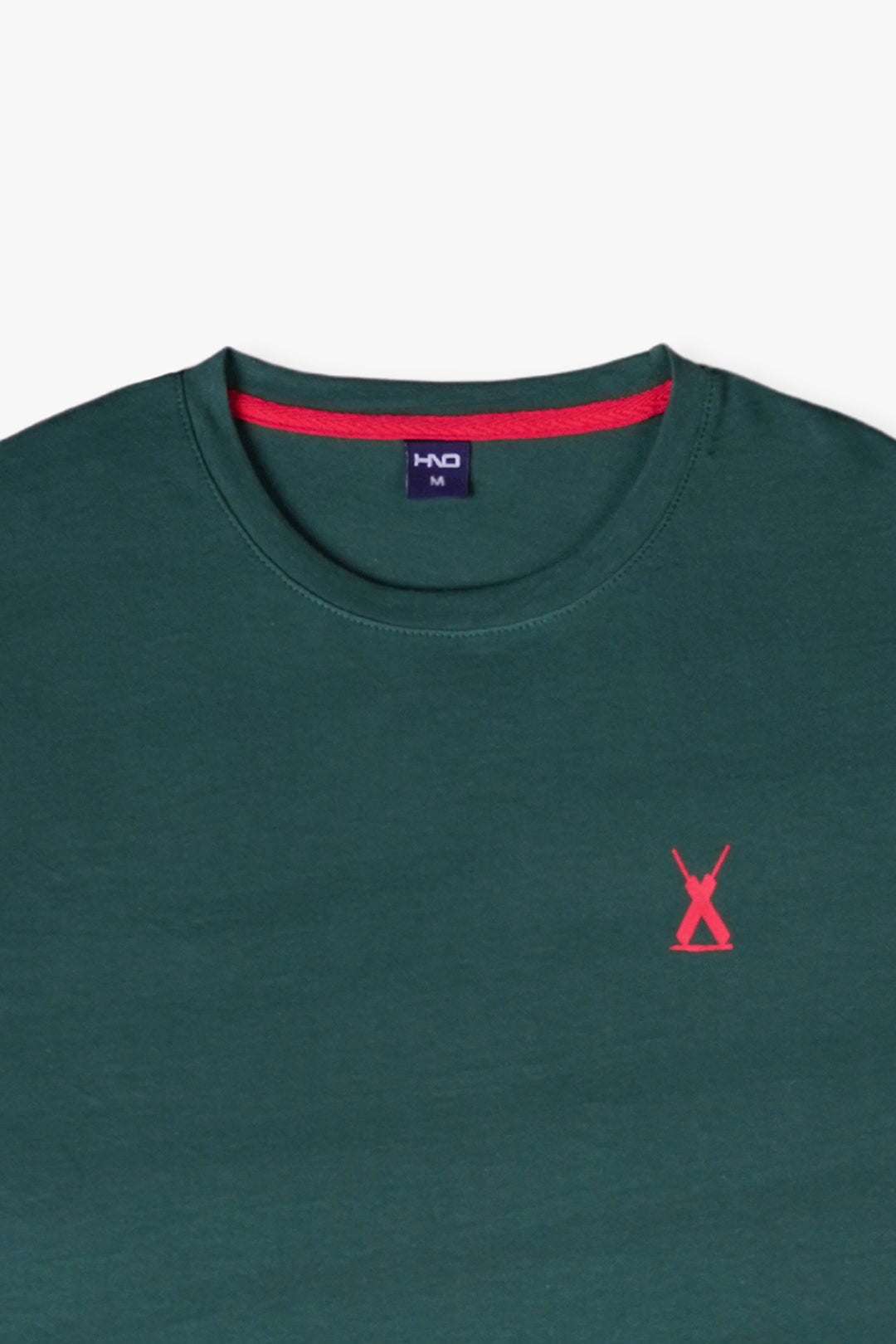 Men'S Dark Green Basic T-Shirt
