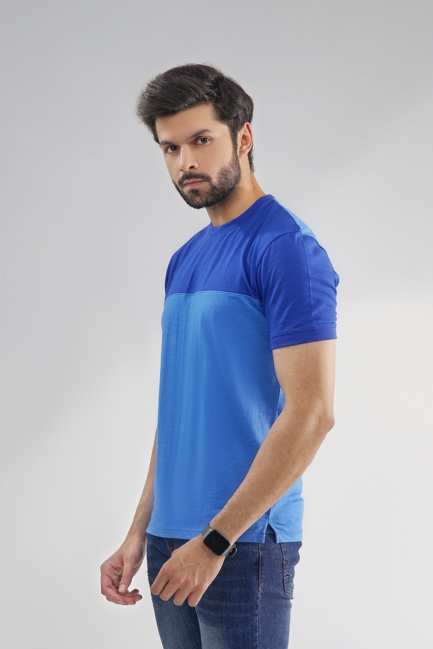 Blue Classic T-Shirt For Men