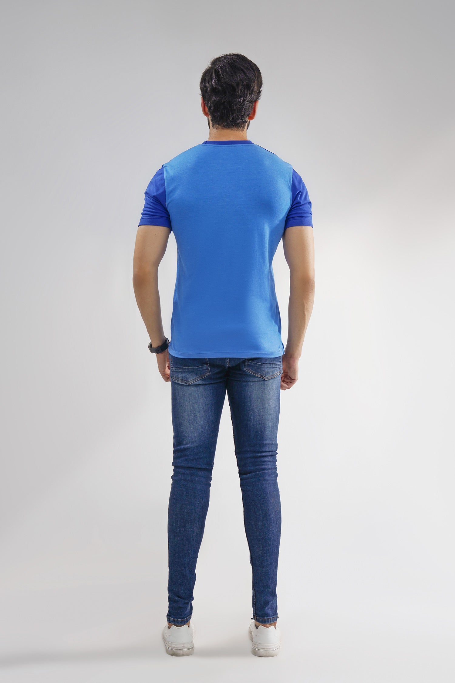 Blue Classic T-Shirt For Men