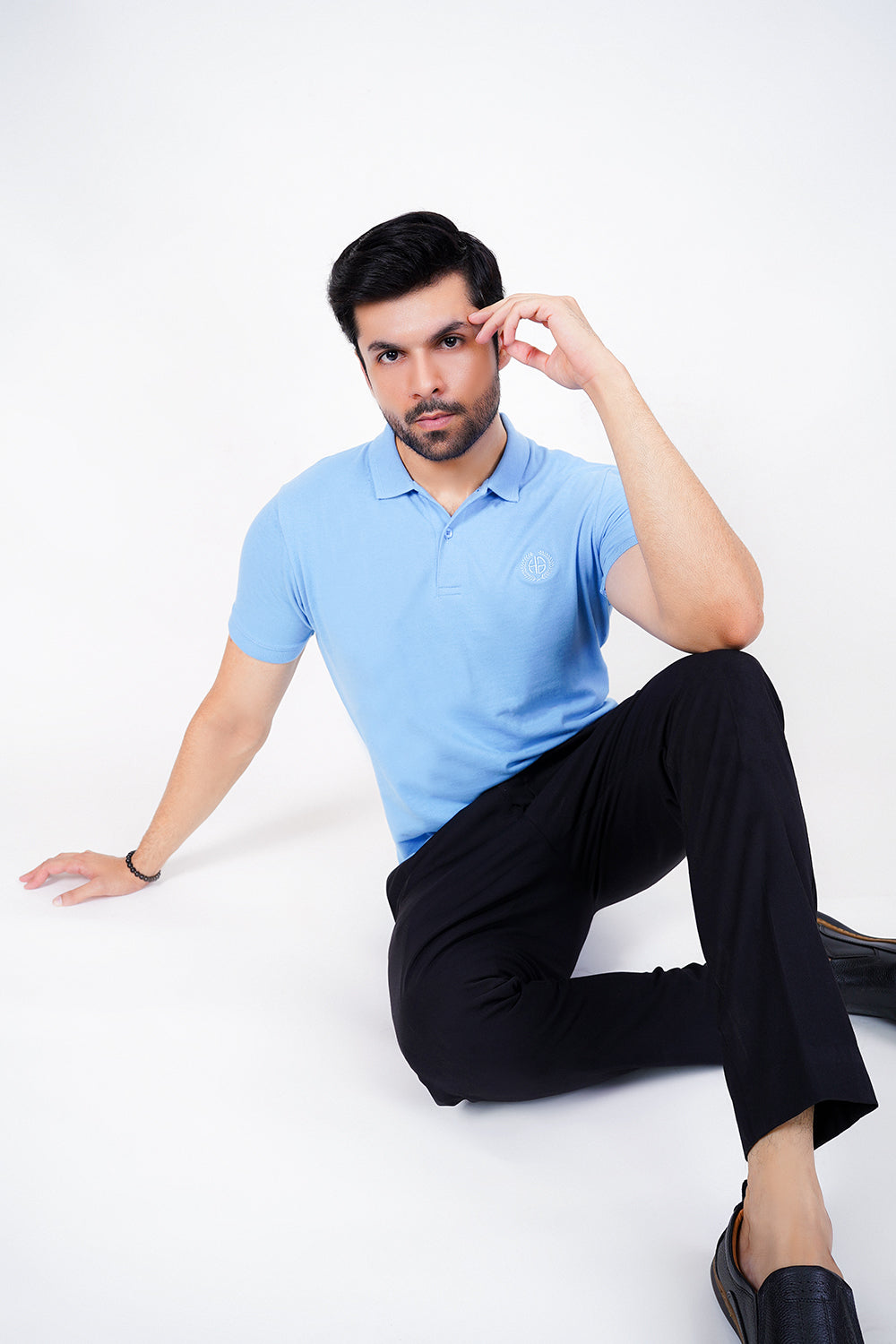 Sky-Blue Polo Shirt