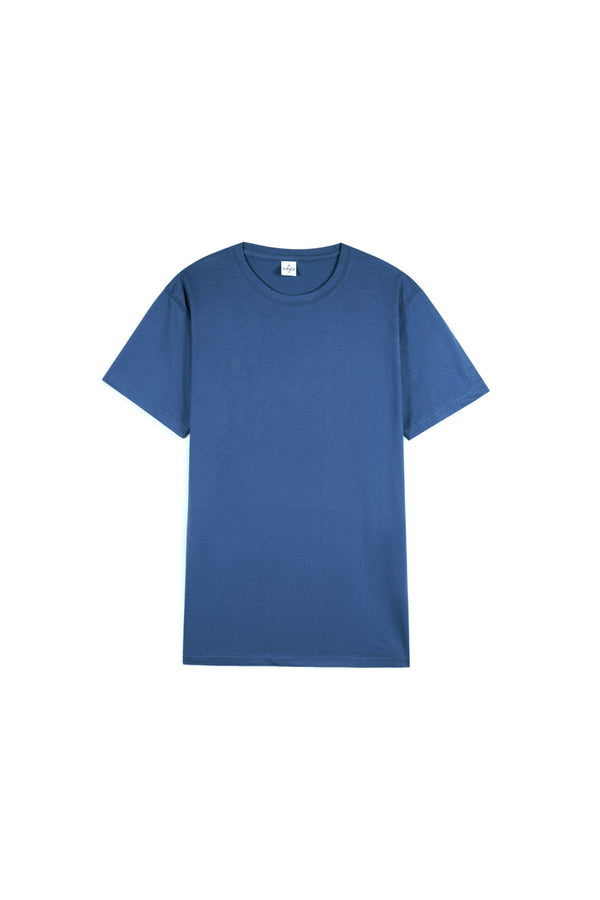 NAVY BLUE COTTON T-SHIRT FOR MEN