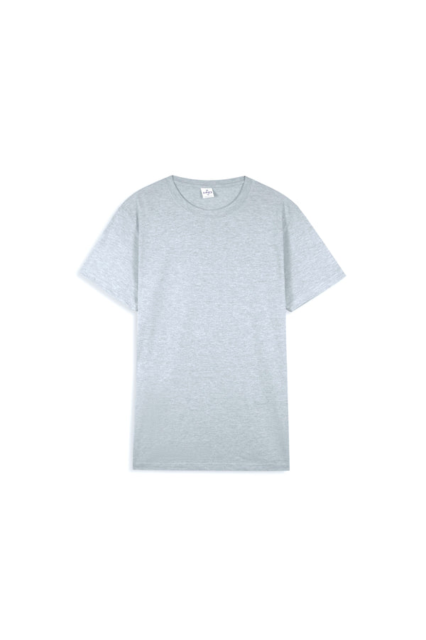 GREY COTTON T-SHIRT