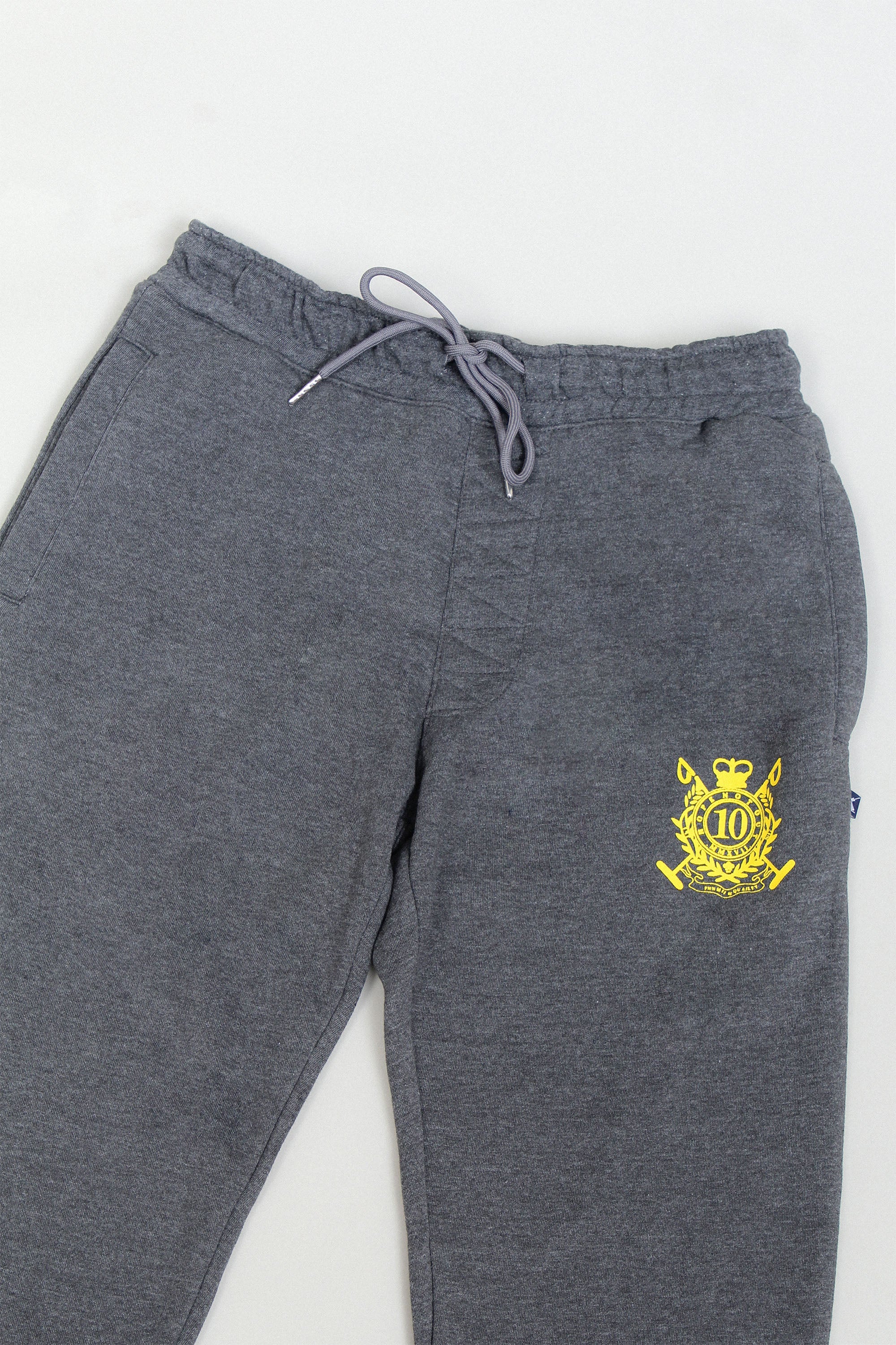 Men's Grey Graphic Trouser