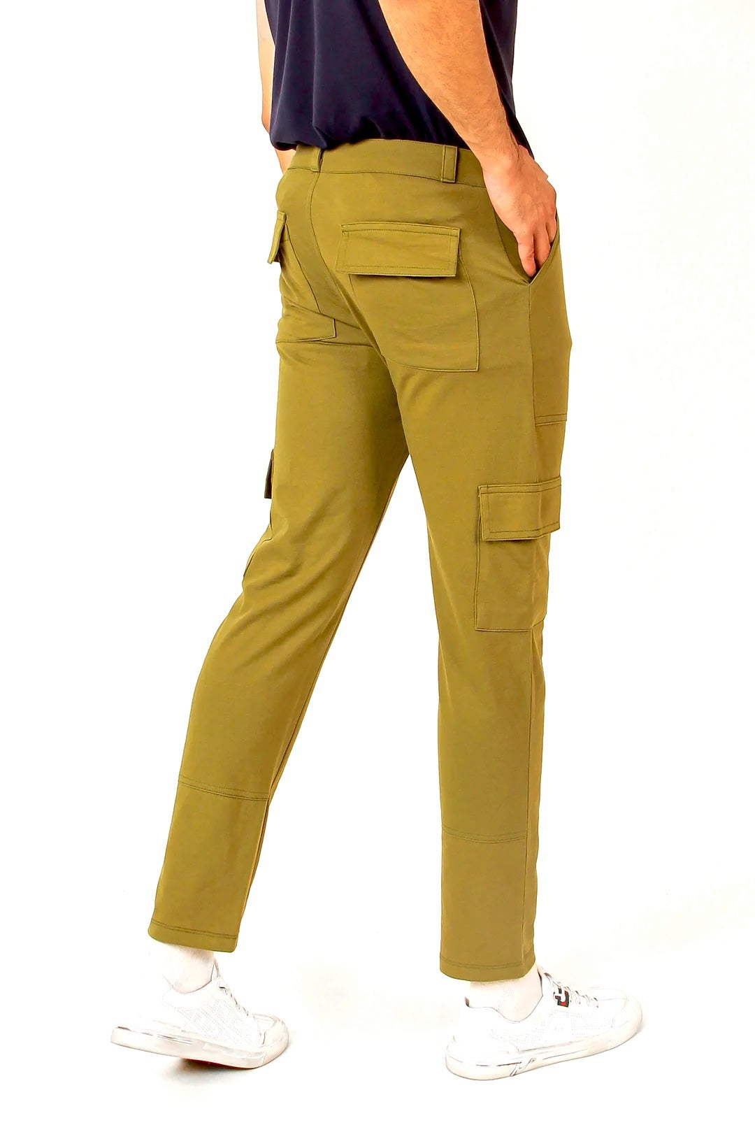 ADJUSTABLE WAIST CARGO PANTS