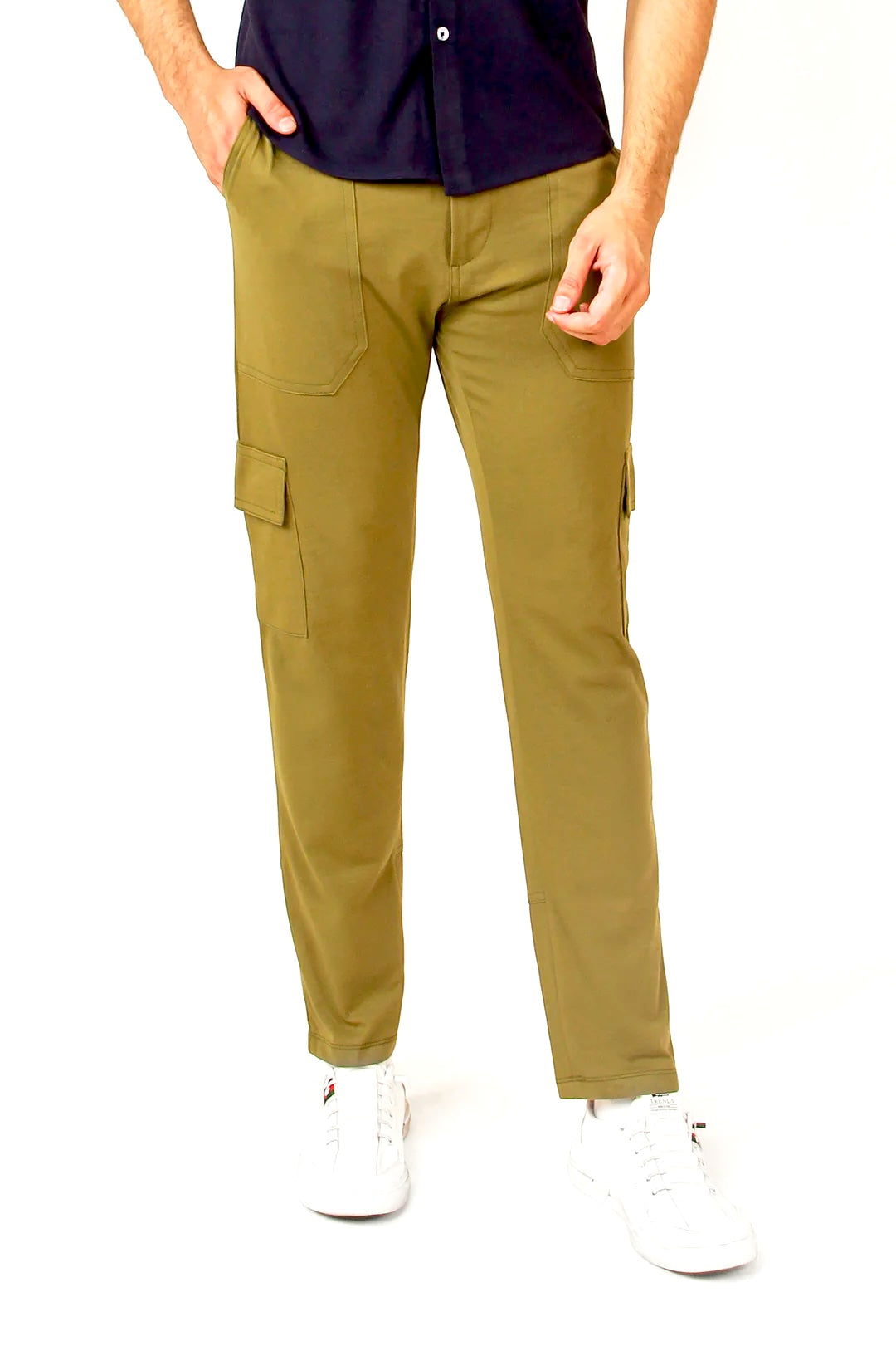 ADJUSTABLE WAIST CARGO PANTS