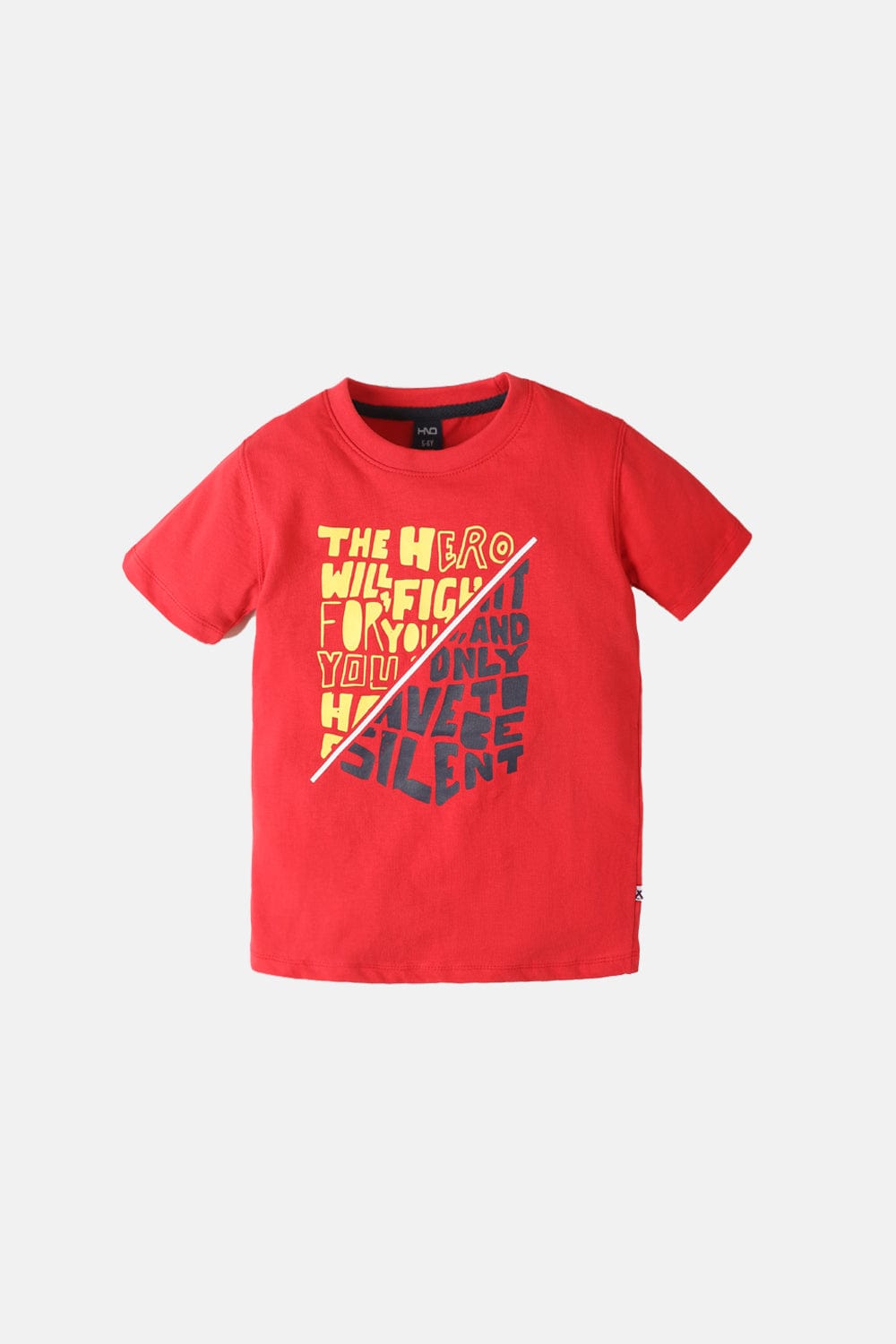 Hope Not Out by Shahid Afridi Boys Knit T-Shirt The Hero Red Graphic Print T-Shirt