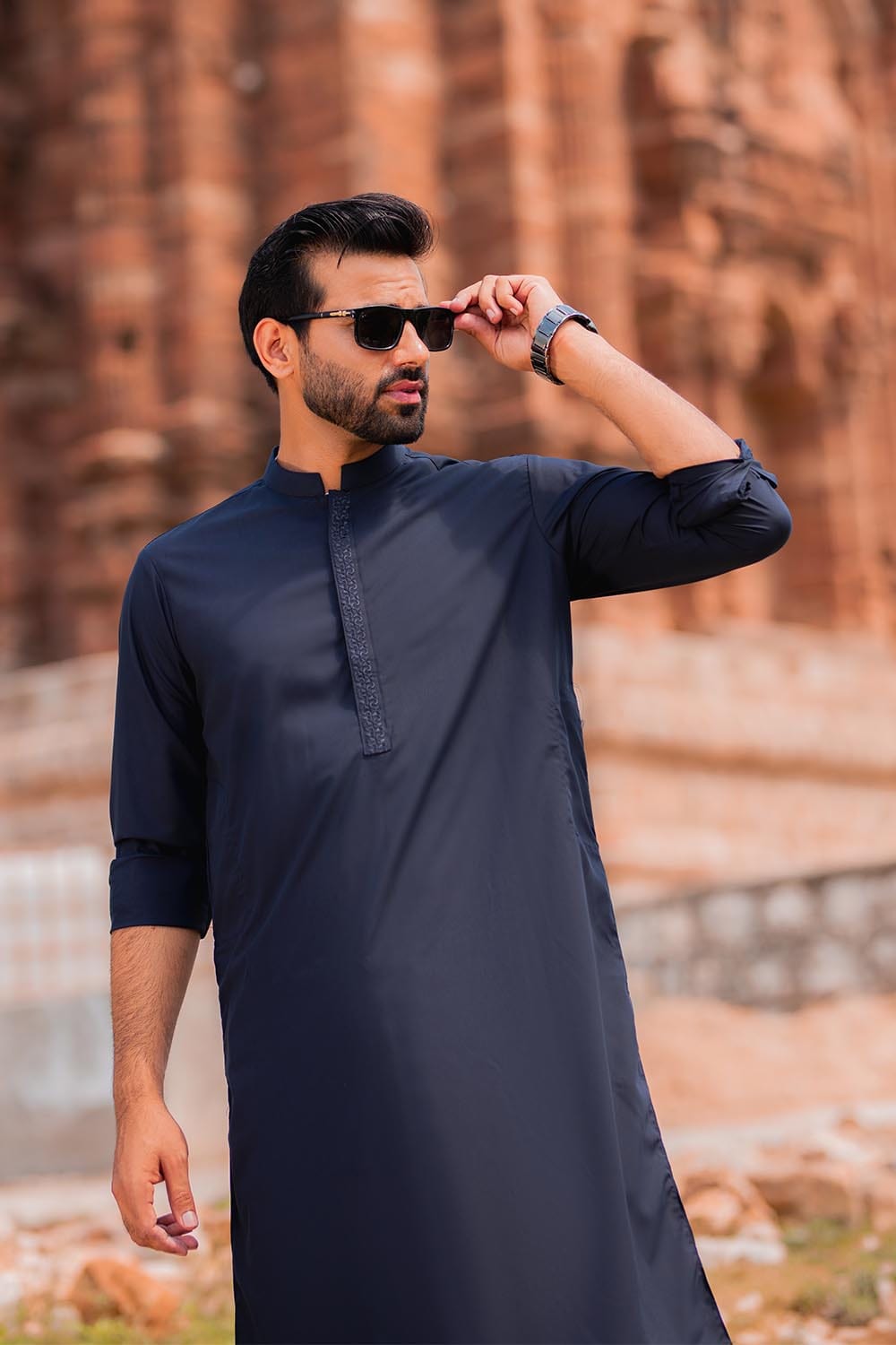 Hope Not Out by Shahid Afridi Eastern Men Shalwaar Kameez Men Embroidery Suit
