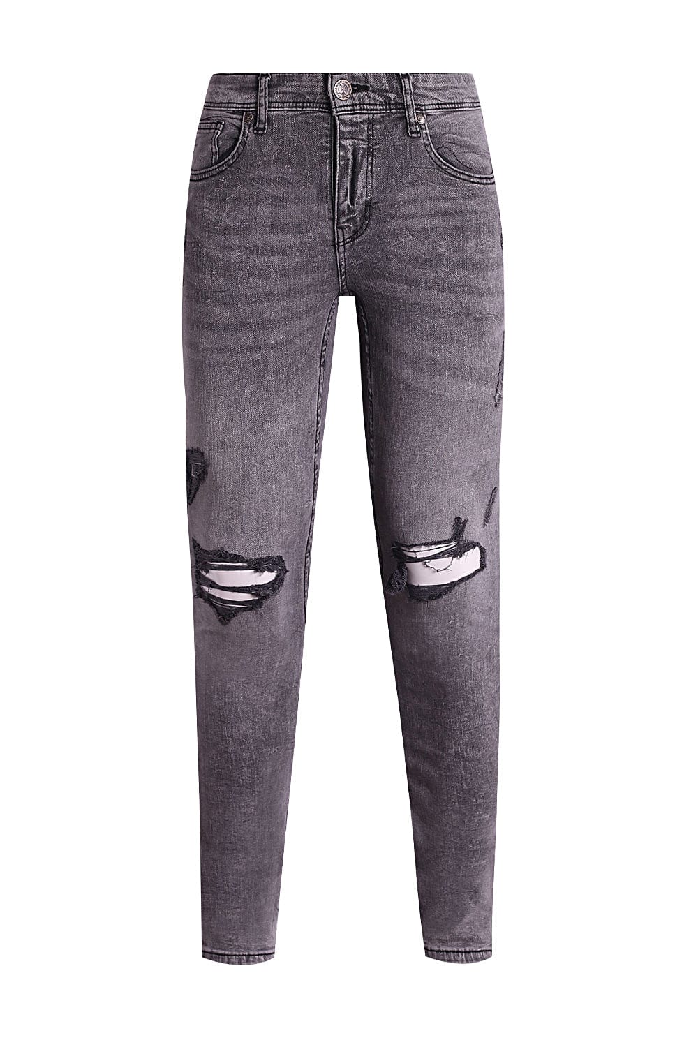 Hope Not Out by Shahid Afridi Men Jeans Premium Stone Wash Slim Fit Ripped Jeans