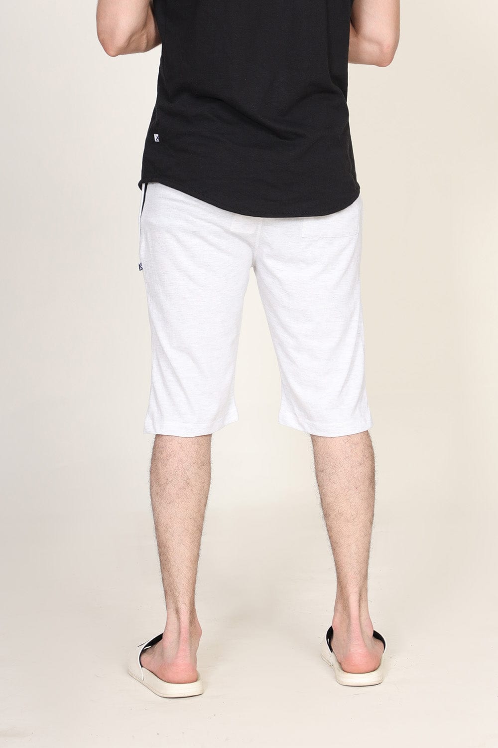 Hope Not Out by Shahid Afridi Men Shorts Man Off White Knit Short