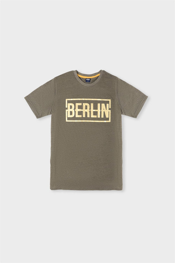 Hope Not Out by Shahid Afridi Men T-Shirt Berlin Graphic Light Green Money Heist Tee