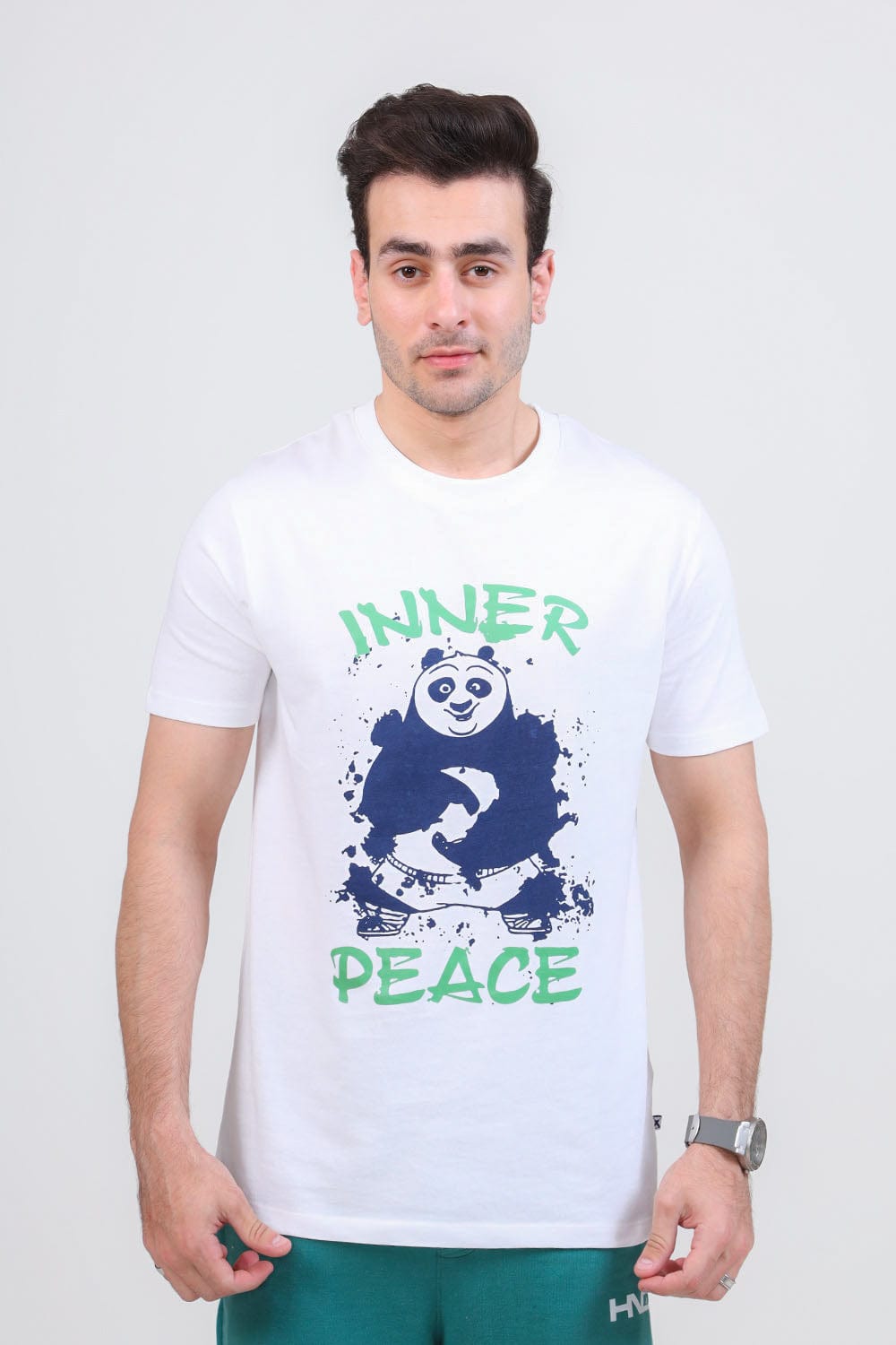 Hope Not Out by Shahid Afridi Men T-Shirt Kung Fu Panda Inner Peace Tee for Men