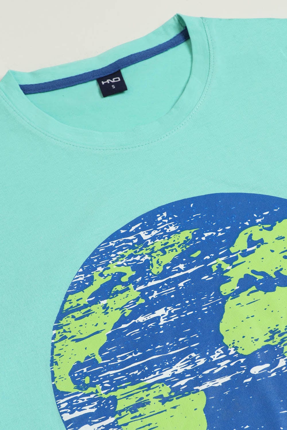 Hope Not Out by Shahid Afridi Men T-Shirt Men Sea Green World Map T-Shirt