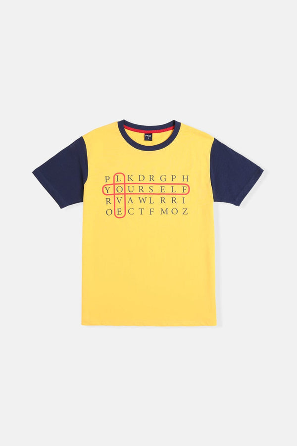 Hope Not Out by Shahid Afridi Men T-Shirt Men Yellow Yor Self World Map T-Shirt
