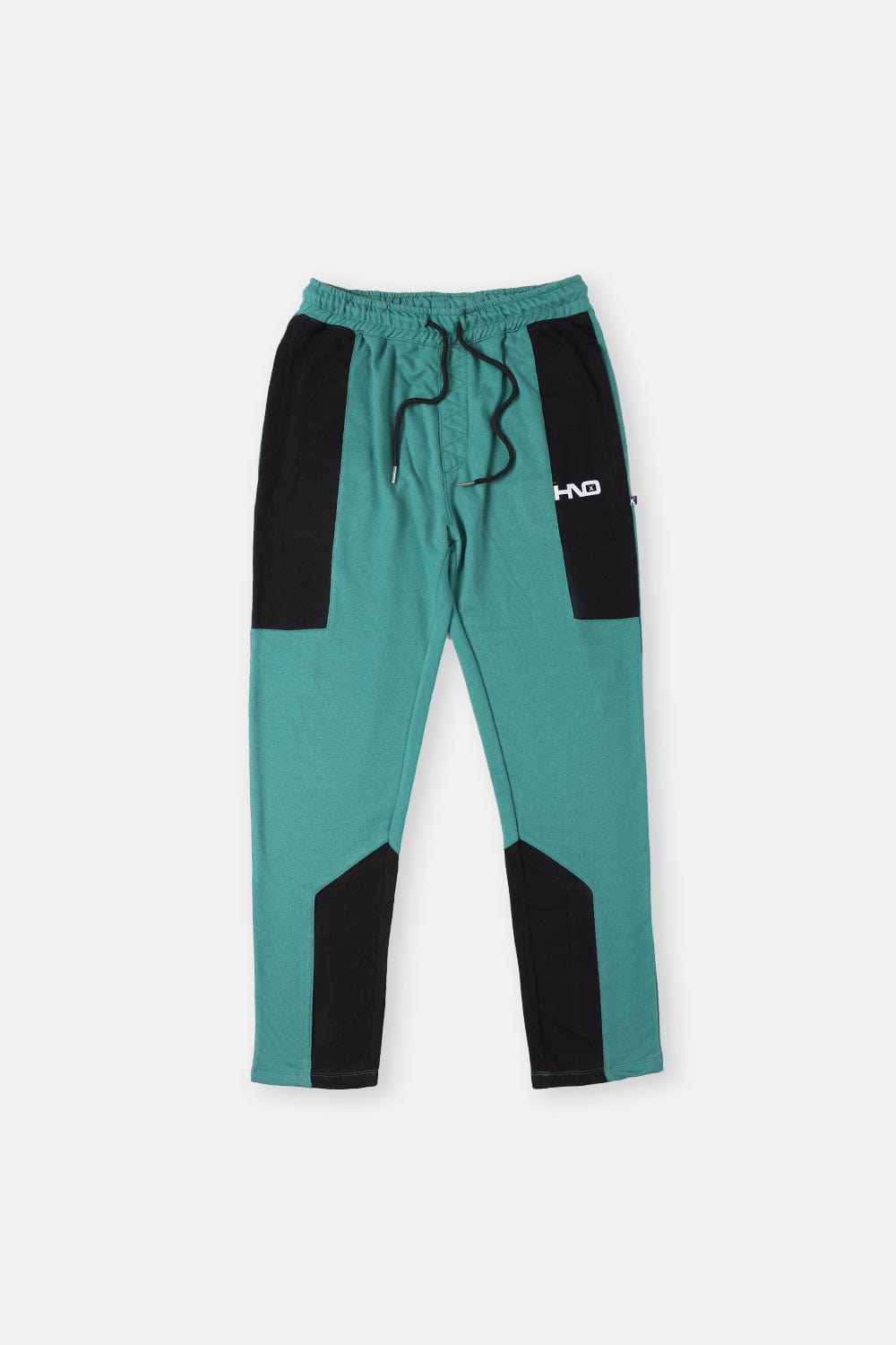 Hope Not Out by Shahid Afridi Men Trouser Sea Green Trouser With Navy Panels